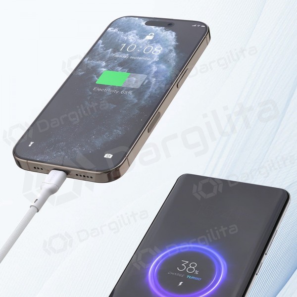 USB-C laidas Dudao L9CMax USB-C į USB-C 2 m 240 W juodas
