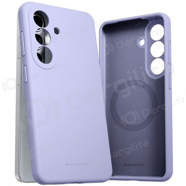 Samsung Galaxy A57 dėklas Mercury "Pure Magsafe Silicon Case" (levandos pilka)