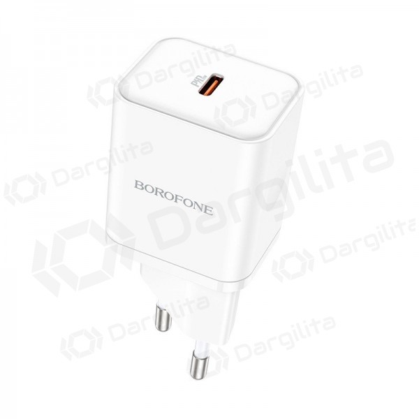 Telefono įkroviklis Borofone BN6 20 W USB-C baltas