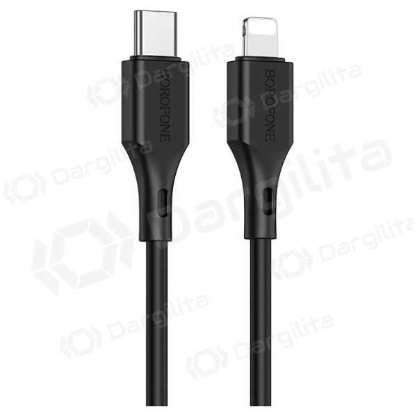 USB kabelis Borofone BX49 PD Type-C - Lightning 1.0m (juodas)