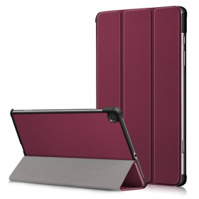 Samsung Galaxy Tab S6 Lite dėklas "Smart Leather" (bordo)