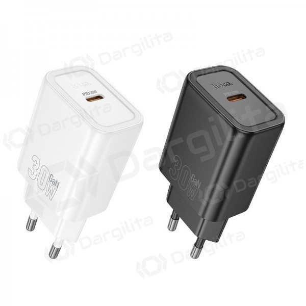 Telefono įkroviklis Hoco N62 30 W GaN USB-C baltas