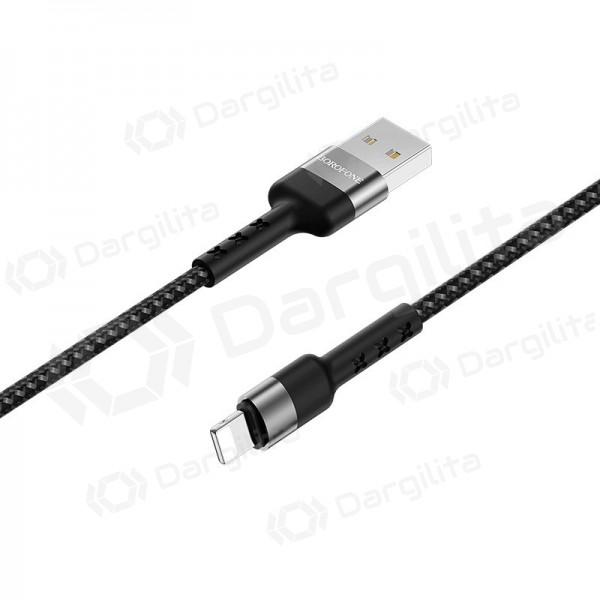 USB kabelis Borofone BX34 Lightning 1.0m (juodas)