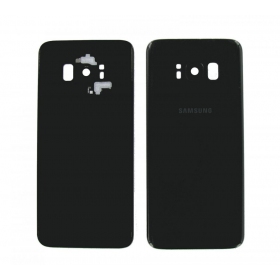 Samsung G955F Galaxy S8 Plus galinis baterijos dangtelis juodas (Midnight black) (naudotas grade A, originalus)