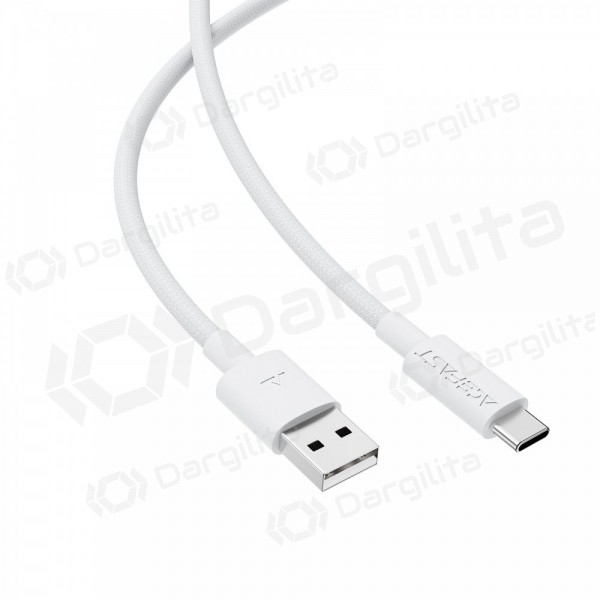 USB-C laidas Acefast C18-04 USB-A į USB-C 1.2 m baltas