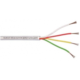 ELAN lūdytas apsauginis kabelis 4x0.22