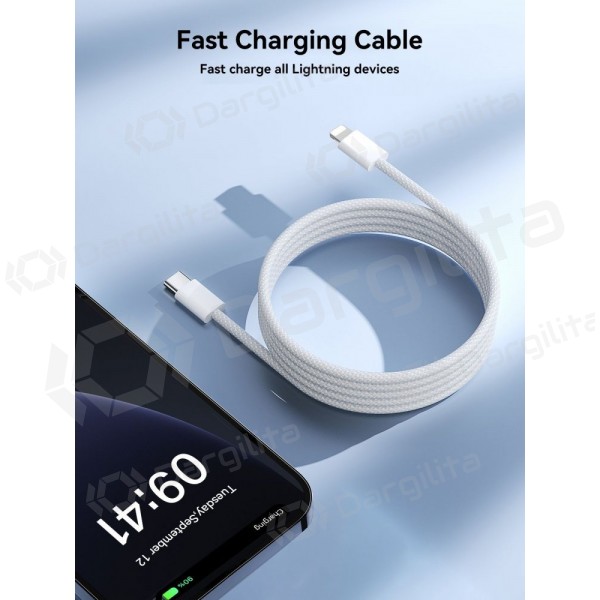 Lightning laidas Joyroom S-A45 USB-C į Lightning 1.2 m 30 W baltas