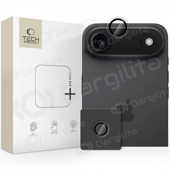 Apple iPhone Air apsauginis grūdintas stiklas kamerai "Tech-Protect CamRing Fit+" (skaidrus)