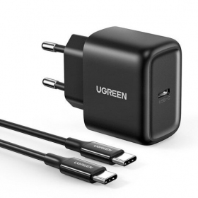 Telefono įkroviklis Ugreen CD250 25 W USB-C juodas