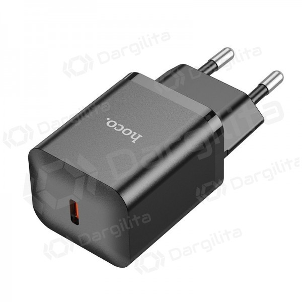 Telefono įkroviklis Hoco N27 20 W USB-C PD QC juodas