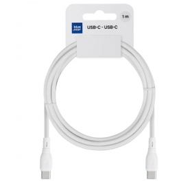USB-C laidas Blue Star PJ73-13-3 USB-C į USB-C 1 m 60 W baltas