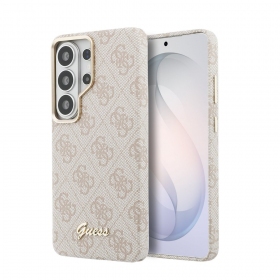 Samsung Galaxy S26 Ultra dėklas "Guess PU 4G Script Metal Logo Magnetic"