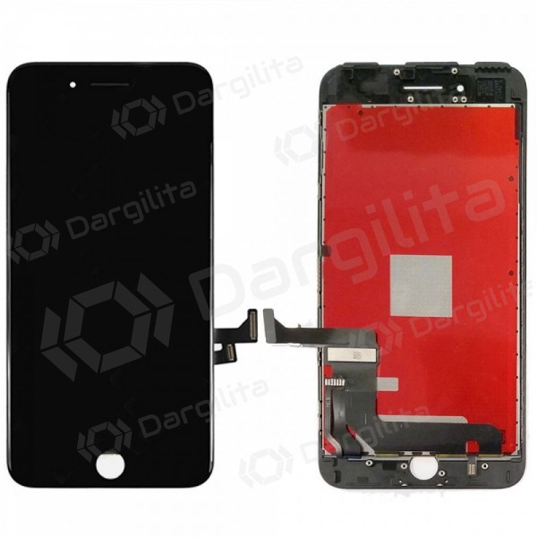 Apple iPhone 7 LCD ekranas su liečiamu stikliuku (juodas) (Premium)