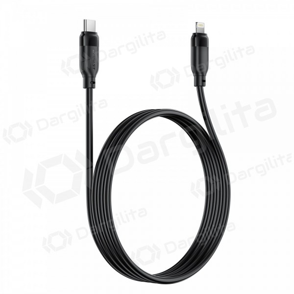 Lightning laidas Acefast C16-01 USB-C į Lightning 1.2 m PD 30 W juodas