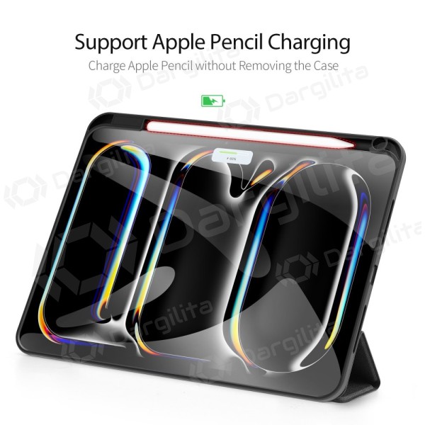 Apple iPad Pro 11 2024, 2025 dėklas "Dux Ducis Domo" (juodas)