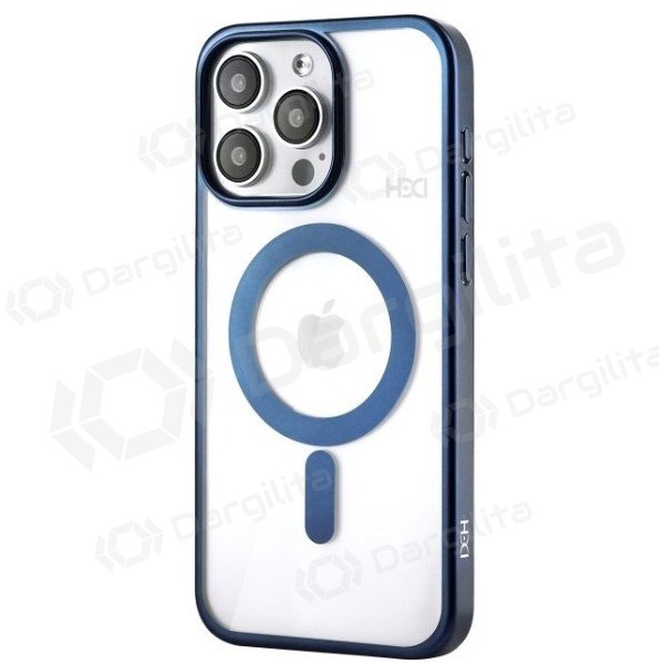 Apple iPhone 12, 12 Pro dėklas "HDD Electro MagSafe Case" (mėlynas)