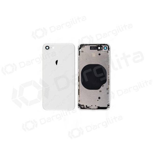 Apple iPhone 8 galinis baterijos dangtelis (sidabrinis) (naudotas grade C, originalus)