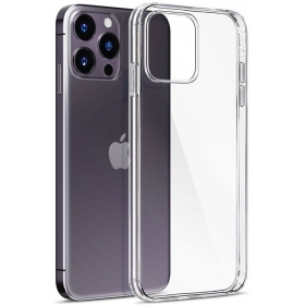 Apple iPhone 16e dėklas "3MK Clear Case" (skaidrus)
