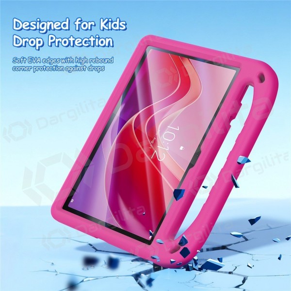  Apple iPad 10.9 2022, iPad 11 2025 dėklas "Dux Ducis Puff" (rožinis)