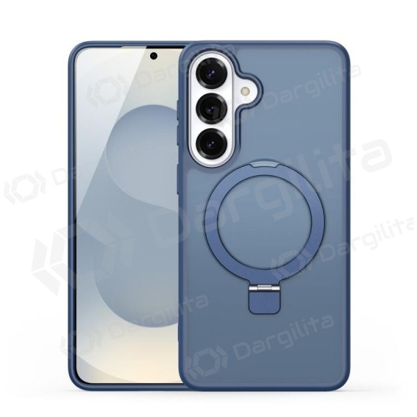 Samsung Galaxy S26 dėklas "Dux Ducis Yind Magnetic Stand" (tamsiai mėlynas)