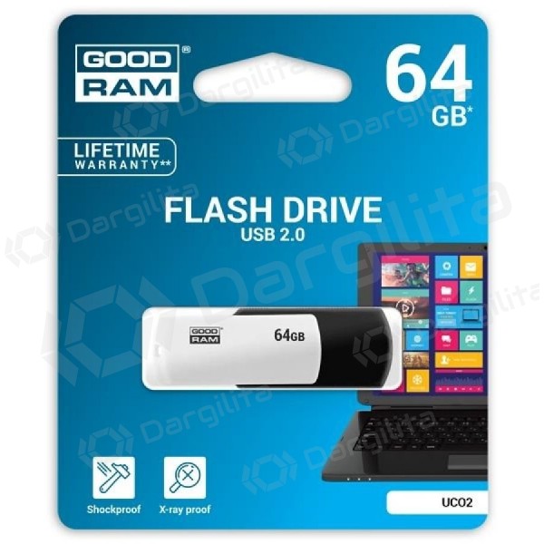Atmintinė GOODRAM UCO2 64GB USB 2.0