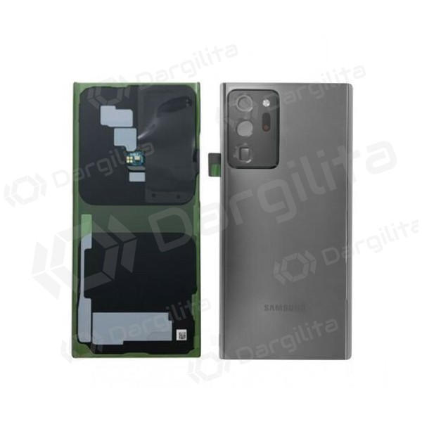 Samsung N985 / N986 Galaxy Note 20 Ultra galinis baterijos dangtelis juodas (Mystic Black) (naudotas grade C, originalus)