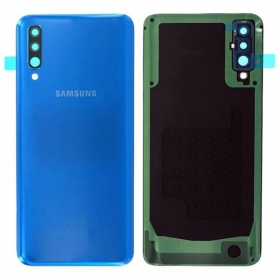 Samsung A505 Galaxy A50 2019 galinis baterijos dangtelis (Prism Crush Blue) (naudotas grade C, originalus)