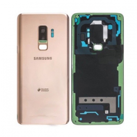 Samsung G965F Galaxy S9 Plus galinis baterijos dangtelis auksinis (Sunrise Gold) (naudotas grade A, originalus)