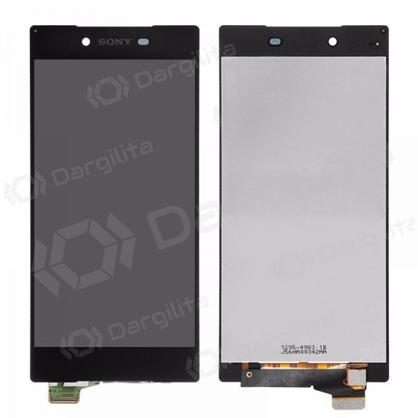 Sony Xperia Z5 Premium E6853 LCD ekranas su liečiamu stikliuku (juodas) (originalus)