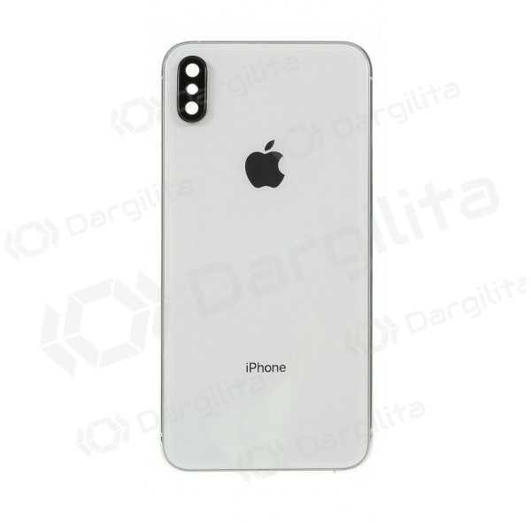 Apple iPhone XS Max galinis baterijos dangtelis (baltas) (naudotas grade C, originalus)