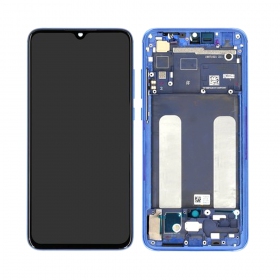 Xiaomi Mi 9 Lite ekranas (mėlynas) (su rėmeliu) (originalus)