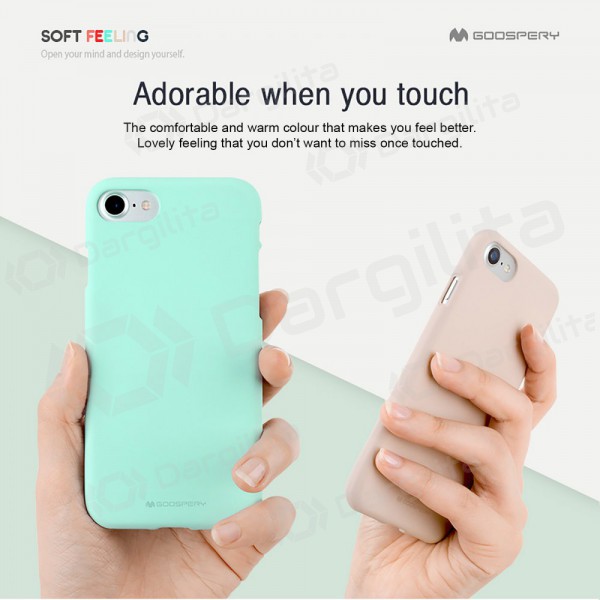 Samsung Galaxy A235 A23 4G / A236 A23 5G dėklas Mercury Goospery "Soft Feeling Jelly Case" (juodas)