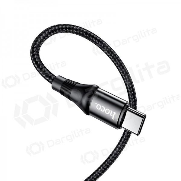 USB kabelis Hoco X50 Exquisito Type-C - Type-C 100W 1.0m (juodas)