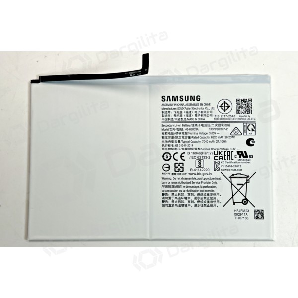Samsung Galaxy Tab A8 baterija, akumuliatorius (originalus) Samsung Galaxy Tab A8 baterija, akumuliatorius (originalus)
