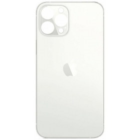 Apple iPhone 12 Pro galinis baterijos dangtelis (sidabrinis) (bigger hole for camera)