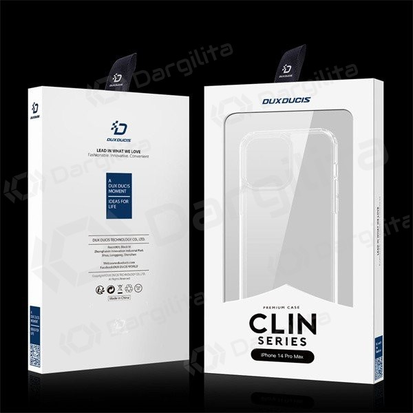 Apple iPhone 15 Plus dėklas "Dux Ducis Clin" (skaidrus)