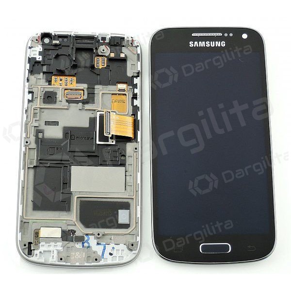 Samsung i9195 Galaxy S4 Mini ekranas (juodas) (service pack) (originalus)