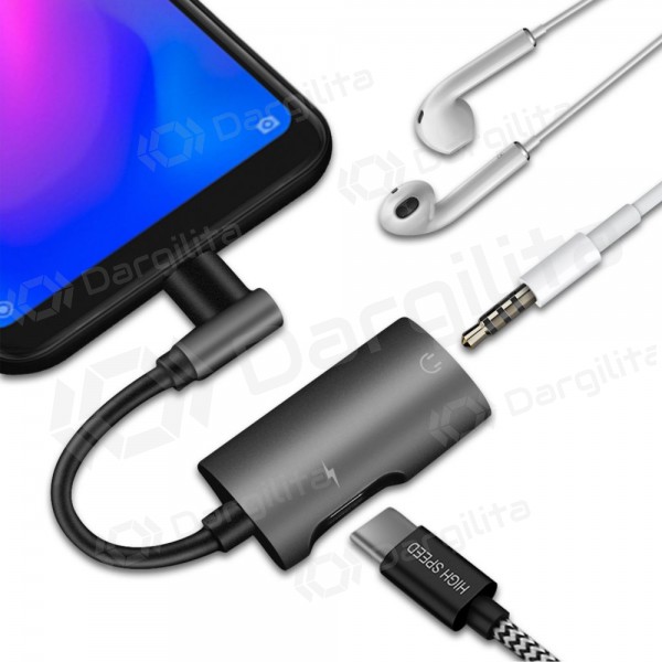 Adapteris Dux Ducis K-III iš Apple Lightning į 2xLightning (sidabrinis)