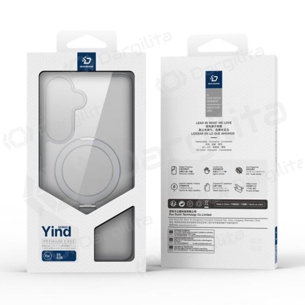 Samsung Galaxy S26+ dėklas "Dux Ducis Yind Magnetic Stand" (pilkas)