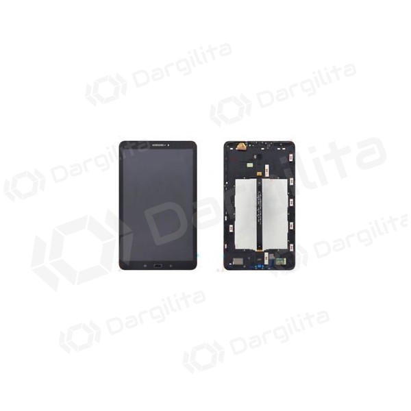 Samsung SM-T580 / T585 Tab A 10.1 (2016) LCD ekranas su liečiamu stikliuku (juodas) (naudotas Grade B, originalus)