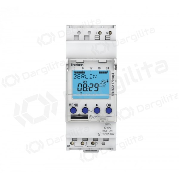 Savaitinis skaitmeninis laikmatis SELEKTA 170 Theben T1700130