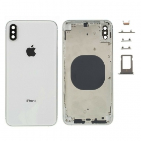 Apple iPhone XS Max galinis baterijos dangtelis sidabrinis (baltas) full