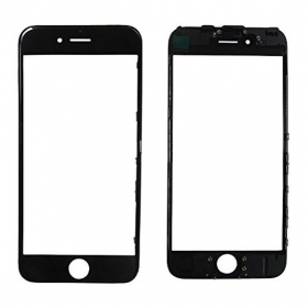 Apple iPhone 6 Plus Ekrano stikliukas su rėmeliu (juodas) (for screen refurbishing) - Premium