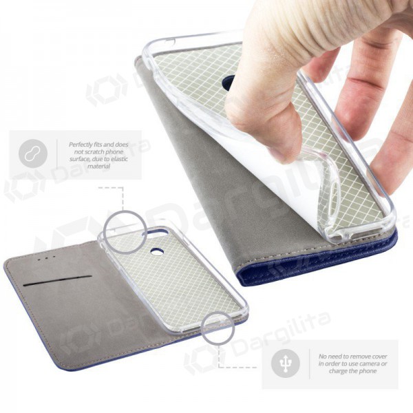 Samsung Galaxy Xcover 5 dėklas "Smart Magnet" (tamsiai mėlynas)