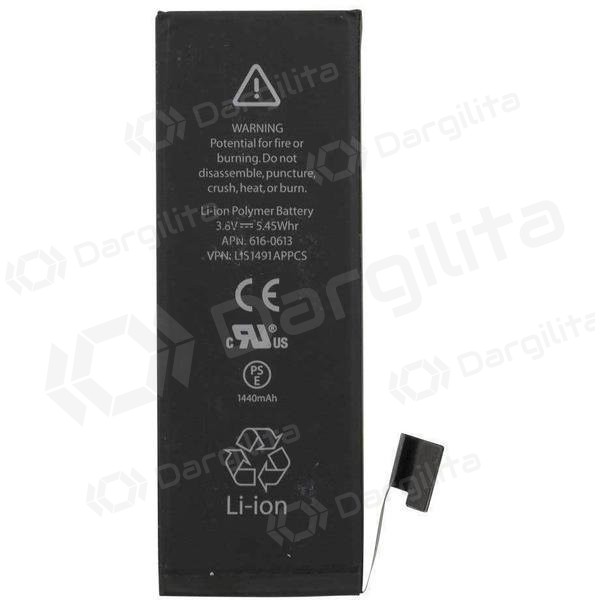 Apple iPhone 5 baterija, akumuliatorius (1440mAh)