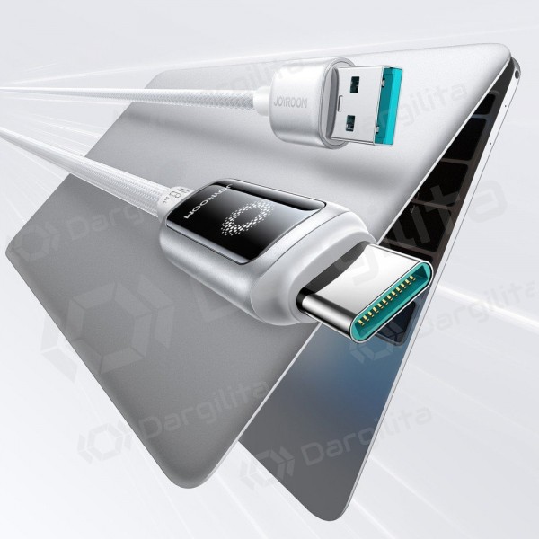 USB-C laidas Joyroom S-A55 StarFlight USB-A į USB-C 1.2 m 66 W baltas