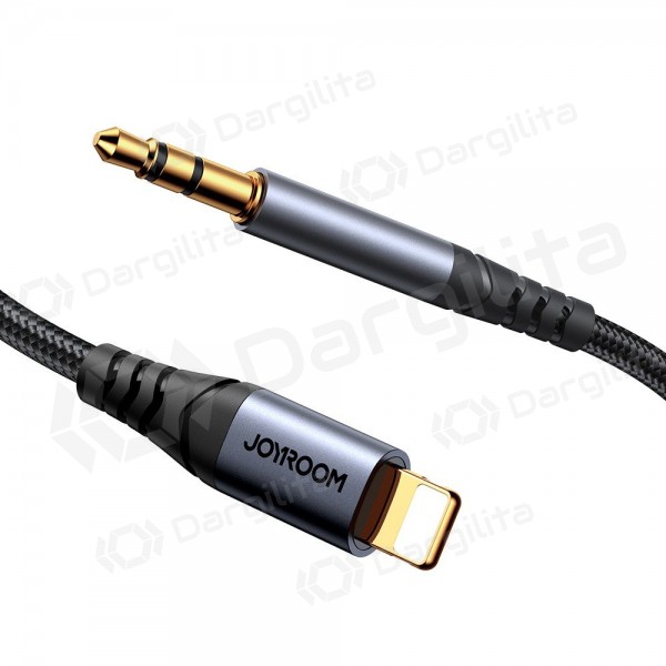 Audio laidas Joyroom SY-A06 Lightning į 3.5 mm 1.2 m juodas