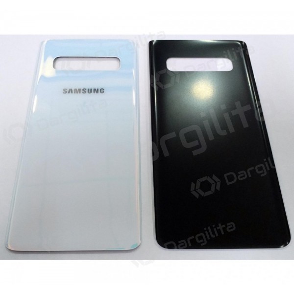 Samsung G973 Galaxy S10 galinis baterijos dangtelis baltas (Prism White)