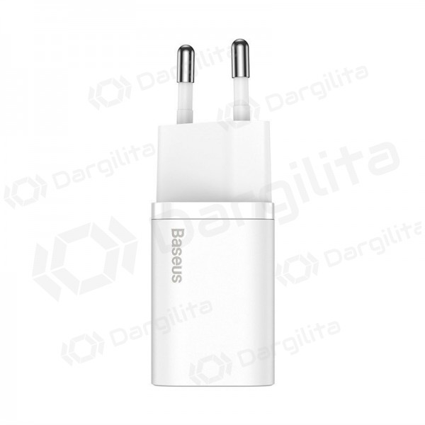 Telefono įkroviklis Baseus Super Si 20 W USB-C PD QC baltas