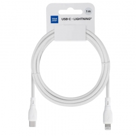 Lightning laidas Blue Star PJ72-18-3 USB-C į Lightning 1 m baltas